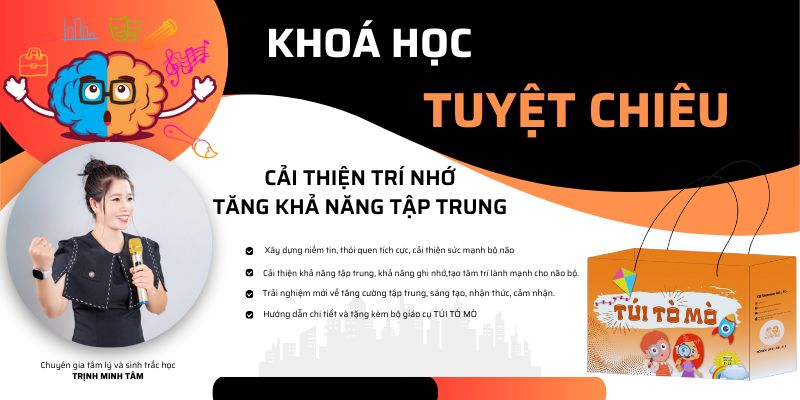 Cải Thiện Trí Nhớ - Tăng Khả Năng Tập Trung Cho Trẻ